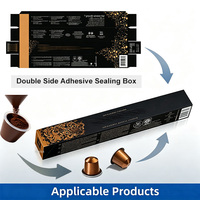 Machine de remplissage automatique linéaire à 4 voies pour capsules de café en aluminium, ligne de production de scellage et d'emballage de capsules de café