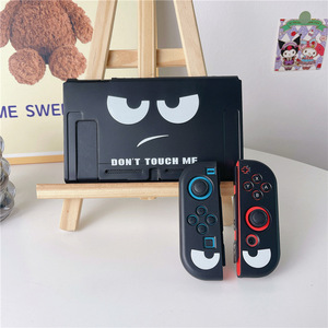 <span class=keywords><strong>Expression</strong></span> de dessin animé drôle pour nintendo switch oled case split console de jeu shell soft ns housse de protection protection contre les chutes - Product Image 2