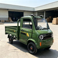 Camion de livraison électrique à basse vitesse à 4 roues avec caisse de chargement renforcée pour le marché agricole, le transport urbain, mini camionnette