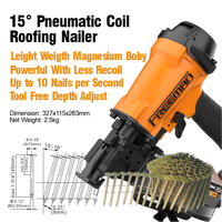 Freeman FMCN45 1 3/4 Zoll Air Clout Dach nagler 45MM Pneumatische Spulen dach Nagel pistole für Dachs chind eln