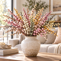 Branche de saule artificielle effet givré, bourgeon de saule faux, brindille séchée artificielle pour décoration florale de mariage et de maison, vente en gros