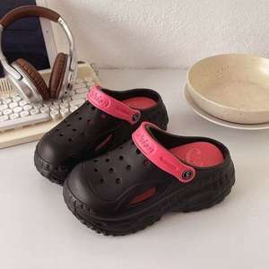 All'ingrosso rosa tacco alto zoccoli da donna moda moda pantofole adulti zoccoli classici per tutte le stagioni - Product Image 3