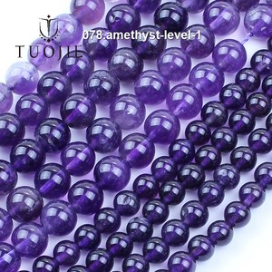 Perles de pierre naturelle de 6 à 10 mm, pierres précieuses en vrac, cristal rond lisse, perles de quartz rondes pour la fabrication de bracelets, colliers et bijoux DIY - Product Image 3