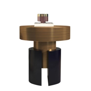 Đồ Nội Thất Gia Đình Phòng Khách Sang Trọng Hiện Đại Thiết Kế Hợp Xu Hướng Mới Nóng Bỏng Năm 2022 Ghế Đẩu Mặt Bàn Bằng Kim Loại Màu Vàng Và Đen - Product Image 1