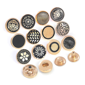 Custom 12mm Metal 4 Part Press Snap <b>Button</b> Garment Men's Suite Snap <b>Button</b> - Product Image 1