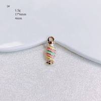 Mignon Bonbons Couleur Fille Donut Crème Glacée Bonbons Pendentif Charme pour Bricolage Clip Téléphone Collier Bracelet Boucle D'oreille Accessoires
