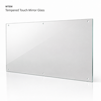 Verre miroir pour écran tactile WTEM, épaisseur de 3 à 10 mm, verre miroir pour écran tactile, durable et étanche