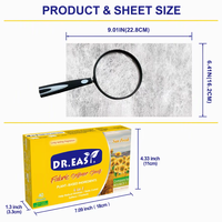 Dr.easy Prix usine OEM Échantillon gratuit Feuilles assouplissantes et désodorisantes pour sèche-linge 4-en-1 écologiques Parfum Sun Fresh pour vêtements