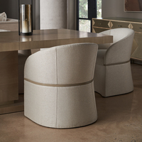 Chaises de salle à manger rembourrées de style moderne, meubles de salle à manger de luxe, chaises haut de gamme