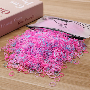 Usine Jiamu – Lot de 1000 élastiques colorés pour <span class=keywords><strong>cheveux</strong></span> d'enfants, haute élasticité, sans dommage pour les <span class=keywords><strong>cheveux</strong></span> - Product Image 2