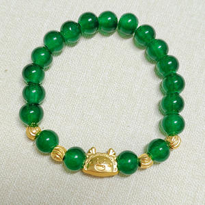 Mode nouvel an chinois rouge Agate cornaline <span class=keywords><strong>Bracelet</strong></span> douze zodiaque Dragon <span class=keywords><strong>Bracelet</strong></span> rétro Style National pour femmes filles - Product Image 4