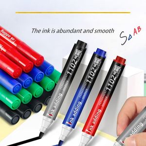 Waterproof Oil-Based <b>Permanent</b> <b>Marker</b> Large Tip Dry Fast 4mm Writing Width CD Medium for Logistics Express Shipping Box Marking - Product Image 4
