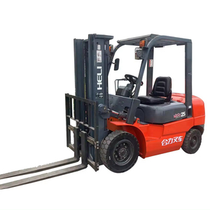 Carretilla elevadora diésel Heli CPCD25 de 2,5 toneladas usada en buenas condiciones, carretilla elevadora de combustión interna con pintura Original - Product Image 1