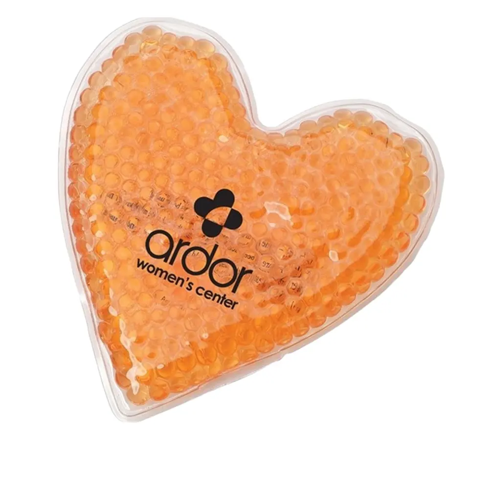 Hot and cold pack heart shaped ice therapy gel beads packs