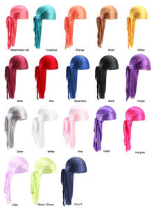Durags en soie personnalisés, Durag Long Tail Doo Rags 360 Wave Cap <span class=keywords><strong>Bandana</strong></span> Hat Durag Cap Long Tail <span class=keywords><strong>Bandana</strong></span> Designer Casquette extensible - Product Image 4