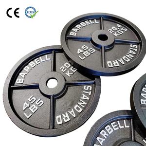 VIGFIT Disques de musculation en fonte pour salle de sport, plaques de poids peintes, disques de bumper, pesas de gimnasio, disques personnalisés – Vente en gros - Product Image 1