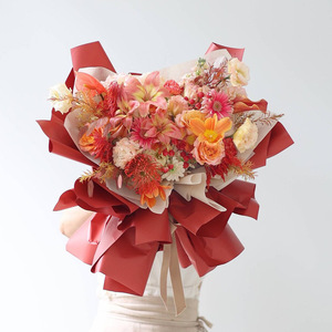 20 <span class=keywords><strong>Sheets</strong></span> Rắn Hàn Quốc Hoa Giấy Không Thấm Nước Hoa Bó Hoa Giấy Gói Florist Nguồn Cung Cấp Bao Bì Giấy Cho Quà Tặng Sinh Nhật - Product Image 4