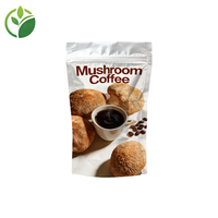 Poudre de café aux champignons biologique, mélange de champignons, extrait de plantes mélangées, marque privée OEM