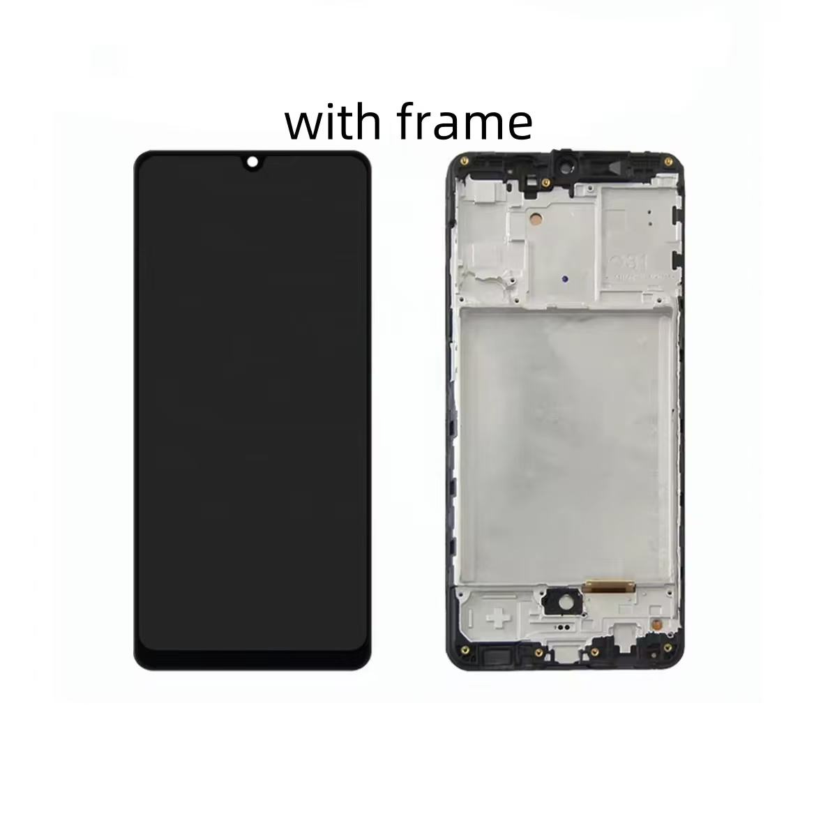 black OLED with frame