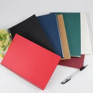 Caderno de papelaria presente espiral impressão estampagem personalizada caderno espiral promoção jornais livros de notas