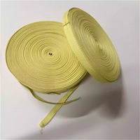 Corde tressée plate en aramide-Sangle et bande de frein robustes-Sangle d'arrimage résistante à l'usure pour camion, arrimage de cargaison de véhicule