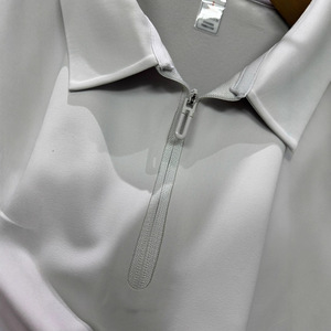 <span class=keywords><strong>Polo</strong></span> sportiva da <span class=keywords><strong>uomo</strong></span> a maniche lunghe di alta qualità con mezza zip, per attività all'aperto, con fodera spazzolata termoisolante, 100% poliestere - Product Image 3