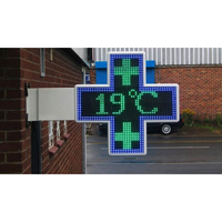 Enseigne LED extérieure pour pharmacie : Affichage dynamique attrayant, outil de communication, décoration de magasin