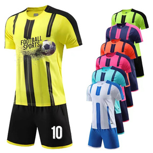 Groothandel Ademende Voetbal Jersey Full Set Jersey Teamnaam Kan Worden Aangepast - Product Image 1