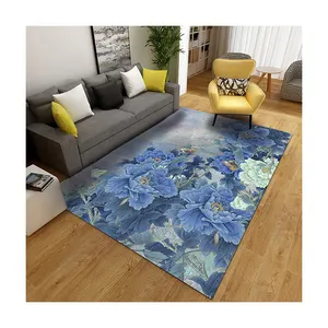customized design crystal velvet carpet floor rugs living room decoration easy clean waterproof carpets and rugs