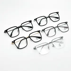 Lunettes de protection des yeux en métal Tr90 lunettes à rayons bleus lunettes d'ordinateur lunettes anti-lumière bleue pour femmes hommes