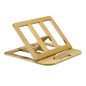 SAMDI ergonómico plegable uso de trabajo altura escritorio Notebook Riser ordenador portátil de madera ajustable Laptop Stands