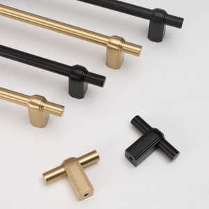 Vintage British Brass T-Bar Cabinet Handle <strong>Knob</strong> for Kitchen Cabinets Furniture &amp; Interior Home Hardware for <strong>Drawers</strong> &amp; Dressers - Product Image 2