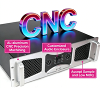 Équipement audio haute fidélité usiné CNC, amplificateur personnalisé, châssis de classe A, boîtier DIY en aluminium/acier inoxydable