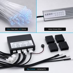 Luce Stellata per Auto con 1000 Stelle e 125 Meteore, Decorazione Universale per Cielo Stellato Romantico Notturno - Product Image 2