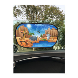 Film adhésif transparent en maille épaisse, motif dessin animé, pare-soleil latéral pour voiture, best-seller <span class=keywords><strong>Amazon</strong></span> - Product Image 4