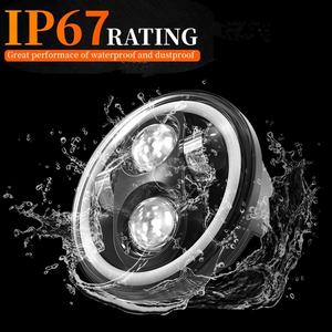 Morsun ไฟหน้า LED สำหรับ Triumph <span class=keywords><strong>Roadster</strong></span> 5.75 ", ไฟหน้า LED DRL Angel Eyes for <span class=keywords><strong>Harley</strong></span> Road King Glide 5-3/4 - Product Image 5