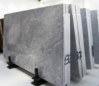 Dalle de marbre gris naturel Bardiglio, polie, design moderne pour les murs, les sols et les comptoirs de villas