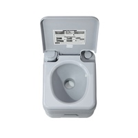 Nouveau Camping en plein air voiture toilette 10L toilette Mobile pompe à Piston interne s-piège Drainage eau chasse d'eau intelligente toilette pour femmes enceintes