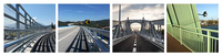 Barrera de Seguridad para Exteriores, Barandilla para Puentes, Galvanizada por Inmersión en Caliente/Recubierta con Pintura en Polvo, Tamaño Personalizado