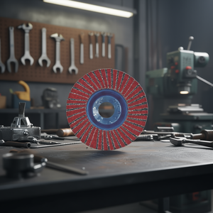 Disque à lamelles en corindon Ttake 115x22 mm, grain 120, pour le ponçage et le polissage des surfaces métalliques - Product Image 3