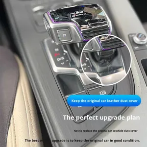 <span class=keywords><strong>Pommeau</strong></span> <span class=keywords><strong>de</strong></span> levier <span class=keywords><strong>de</strong></span> vitesses en cristal pour Audi A6L/A4L/A5/A7/Q5/Q7 OLIVER, installation facile, accessoires intérieurs - Product Image 1