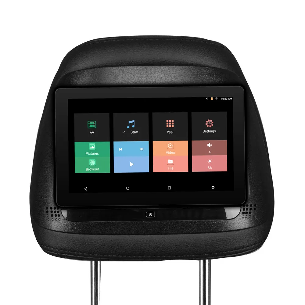 Evrensel ayrılabilir 8 "MTK8766 octa çekirdek araç tablet android tablet taksi reklam arka koltuk eğlence sistemi android