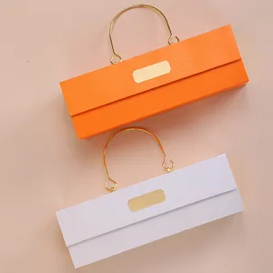定制小手柄磁性礼品盒糖果花式纸包装结婚盒