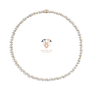 Best Quality Moissanite Tennis <b>Chain</b> Necklace <b>Iced</b> <b>Out</b> <b>Chain</b> for Club and Party Fashion Available at Best Price - Product Image 3