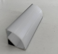 Éclairage linéaire à montage en surface Bande lumineuse LED Profil en aluminium pour coin à 45 90 degrés Boîtier en aluminium durable Profil en alliage d'aluminium