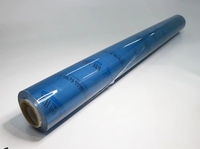 Film PVC Super Jernih Transparan Tebal 0.1mm Gulungan PVC Lembut untuk Pembuatan Tas Tekstil