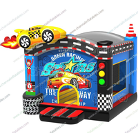 Green Race Bounce House Vêtements de poupée American Girl Dmuchany Zamek Bubble House Dome Gonflable Jumper Party Location Machines