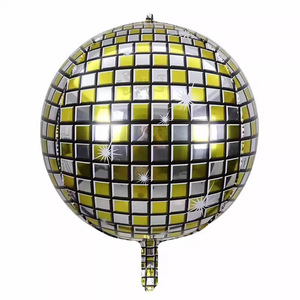 Vente en gros 22 pouces ballons <span class=keywords><strong>disco</strong></span> 4D grand ballon en aluminium pour anniversaire 70s 80s 90s thème fête mariage nouvel an décoration - Product Image 4