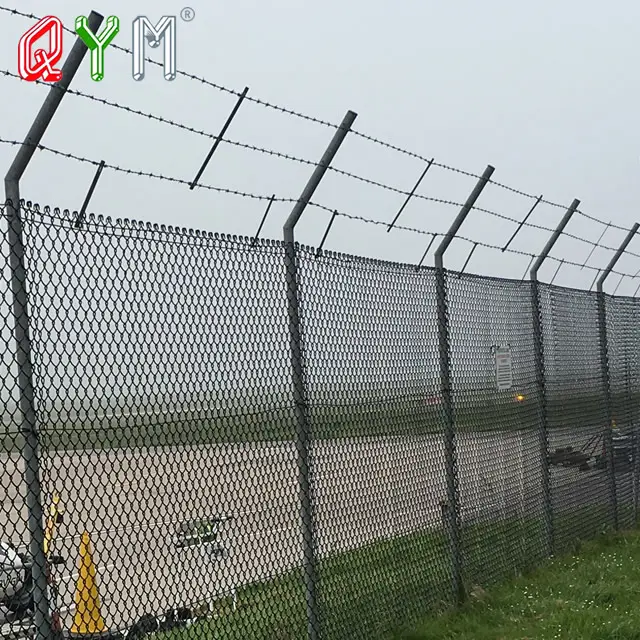 Çerçeve zincir bağlantı çit havaalanında kullanılan toptan
