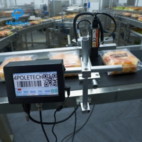 Impresora de Inyección de Tinta en Línea Multilingüe de Alta Definición 4POLETECH 2025, Máquina de Impresión de Etiquetas Digitales, Logotipos, Fechas y Números de Lote